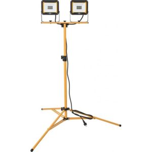DealClub: Brennenstuhl Doppel Stativ LED Strahler JARO 6000 T / 2x LED Baustrahler mit Stativ für außen (69.99€ statt 94,99€)