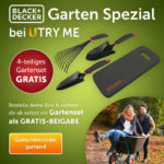 Utry.me *Black+Decker* Gartengeräte-Set *GRATIS* zur Bestellung (24,90€)