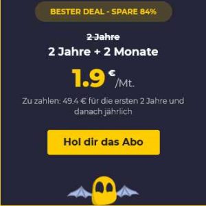 CyberGhost VPN: Schrumpfe den Preis um 84 % und hol dir 2 Gratis-Monate