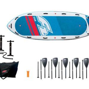 DealClub: F2 SUP Doppelkammer Team Windsurf für 299€ (statt 399€) *B-Ware*