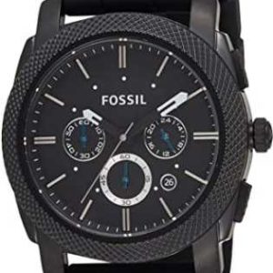 Amazon Prime: FOSSIL FS4487IE Herrenuhrenmaschine, 45mm Gehäusegröße, Quarz-Chronographenwerk, Silikonarmband  für €47,70 statt €96,19