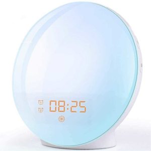 DealClub: Wake Up Licht Lichtwecker – Sonnenaufgang Sonnenuntergang Simulation Wecker mit zwei Alarmen für €22,99 statt €39,95