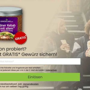&#034;Döner Kebab mit allem&#034; Gewürz von Gewürzland gegen 4,99€ Versandkosten