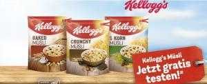 Kellogg's Müsli gratis testen