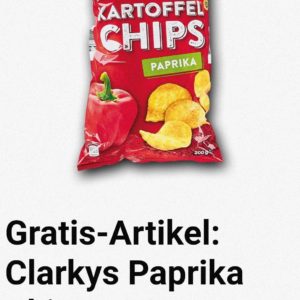 Netto MD-Adventskalender (in der App): "Clarkys Paprika Chips 200 g" – gratis