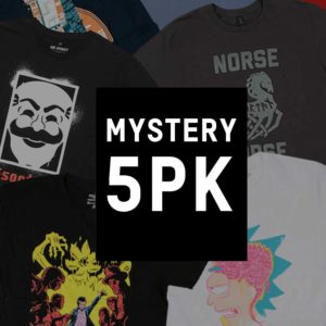 Zavvi: Mystery Geek Kleidungspaket 5 Pack (19,99€ statt 54,99€)