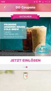 Gratis Bei Dunkin Donuts Cold Brew Kaffee In Grosse M