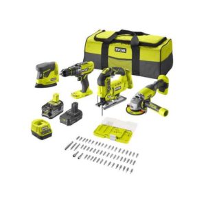 Toom: Combo-Kit 'R18CK4F-252S' mit Akku, Werkzeugtasche und 55-teiligem Bit-Set (299,99€ statt 501,13€)