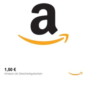 [Ebay] 1,50€ Amazon Gutschein für 1€