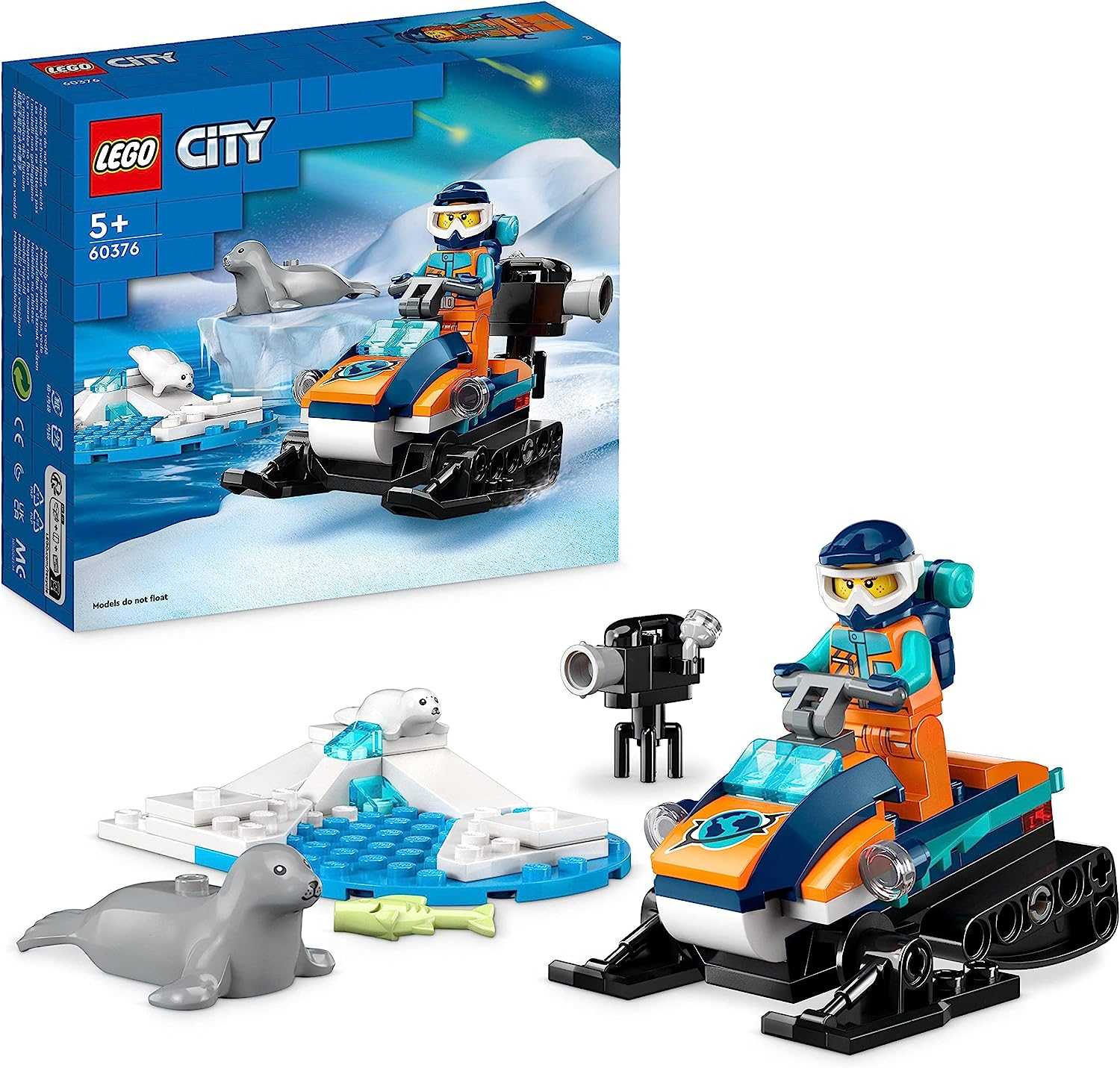 LEGO 60376 City Arktis-Schneemobil für 6,03€ statt 10€