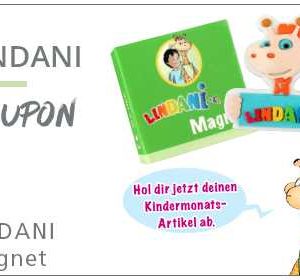 GRATIS LINDANI Magnet für Kinder zwischen 4 und 10 Jahren in LINDA Apotheken vor Ort