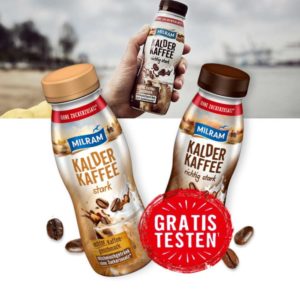 MILRAM Kalder Kaffee (Stark u. richtig Stark) GRATIS testen & Geld zurück erhalten
