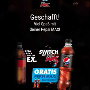 Pepsi Max Gratis REWE über couponplatz