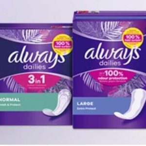 GRATIS TESTEN Always Slipeinlagen
