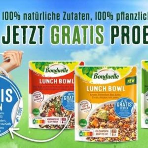 Bonduelle Lunch Bowl Gratis Testen