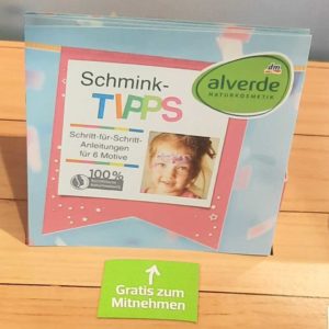 Gratis Schminkheft für Kinderschminken bei dm