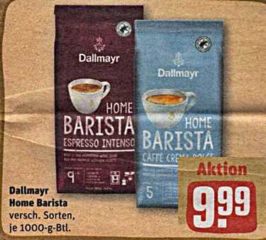 Cashback mit 6,99 Home 1000g Beutel nur Dallmayr für Euro Rewe Barista bei