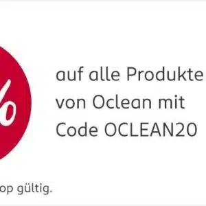 20% Rabattgutschein auf alle Oclean Produkte im Rossmann Onlineshop