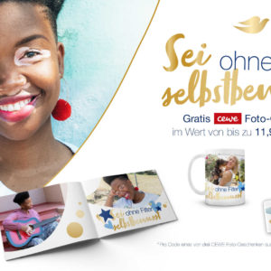 Gratis Cewe Fotogeschenk im Wert von bis zu 11,99€ bei Kauf von Doveprodukten im Wert von 5€