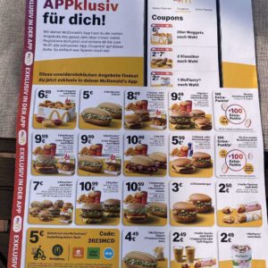 McDonald‘s App: neue Coupons *ab 04.09.23*