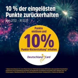 Netto / DeutschlandCard: 10% Rückerstattung auf Punkteeinlösung vom 27.12 bis 31.12