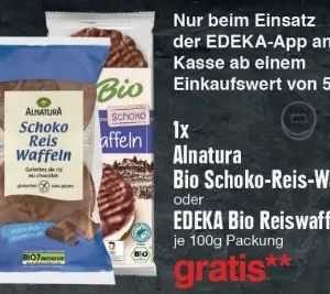 Edeka Südbayern: Bio Reiswaffeln gratis vom 04. – 10.04.22 ab 5€ Einkaufswert