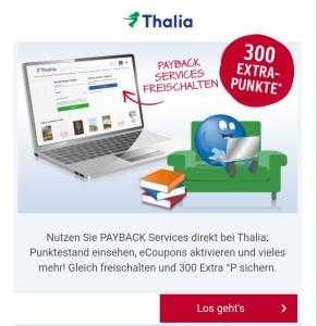 300 Payback Punkte umsonst (Thalia)