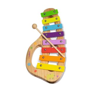 Eichhorn Musik Xylophon aus Holz Bunte Tonleiter mit 8 Tönen für 9,99€ statt 13€