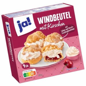 REWE Produkttest - ja! Windbeutel mit Kirschen - 10000 Tester