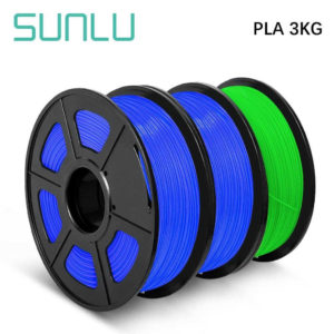 3 Rollen 3D Drucker-Filament Sunlu PLA mit 1,75mm Durchmesser (10,85€/kg statt 16,65€/kg)