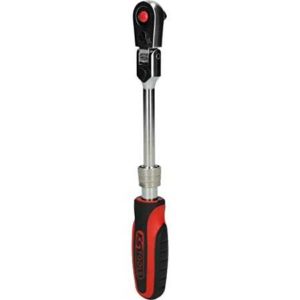 KS Tools 914.1420 1/4&#034; SlimPOWER, 72 Zahn Teleskop-Gelenk-Umschaltknarre