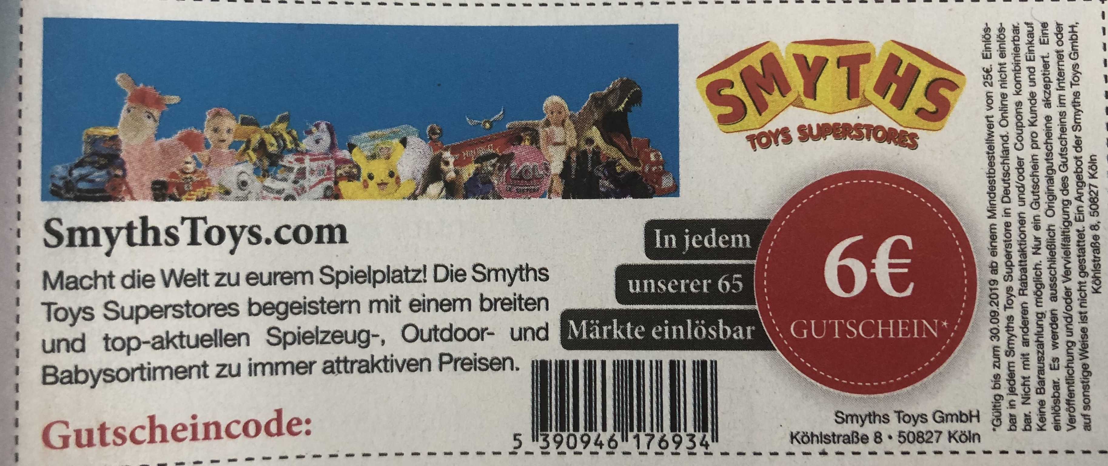 coupon smyth toys