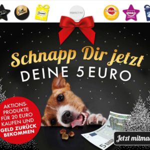 🐶🐈 MARS  Weihnachtspromotion 2021 - 5€ Cashback sichern