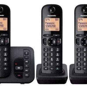 PANASONIC KX-TGC 223 GB TRIO schwarz Schnur­lo­ses Telefon für 59,89 € (statt 73,99 €)
