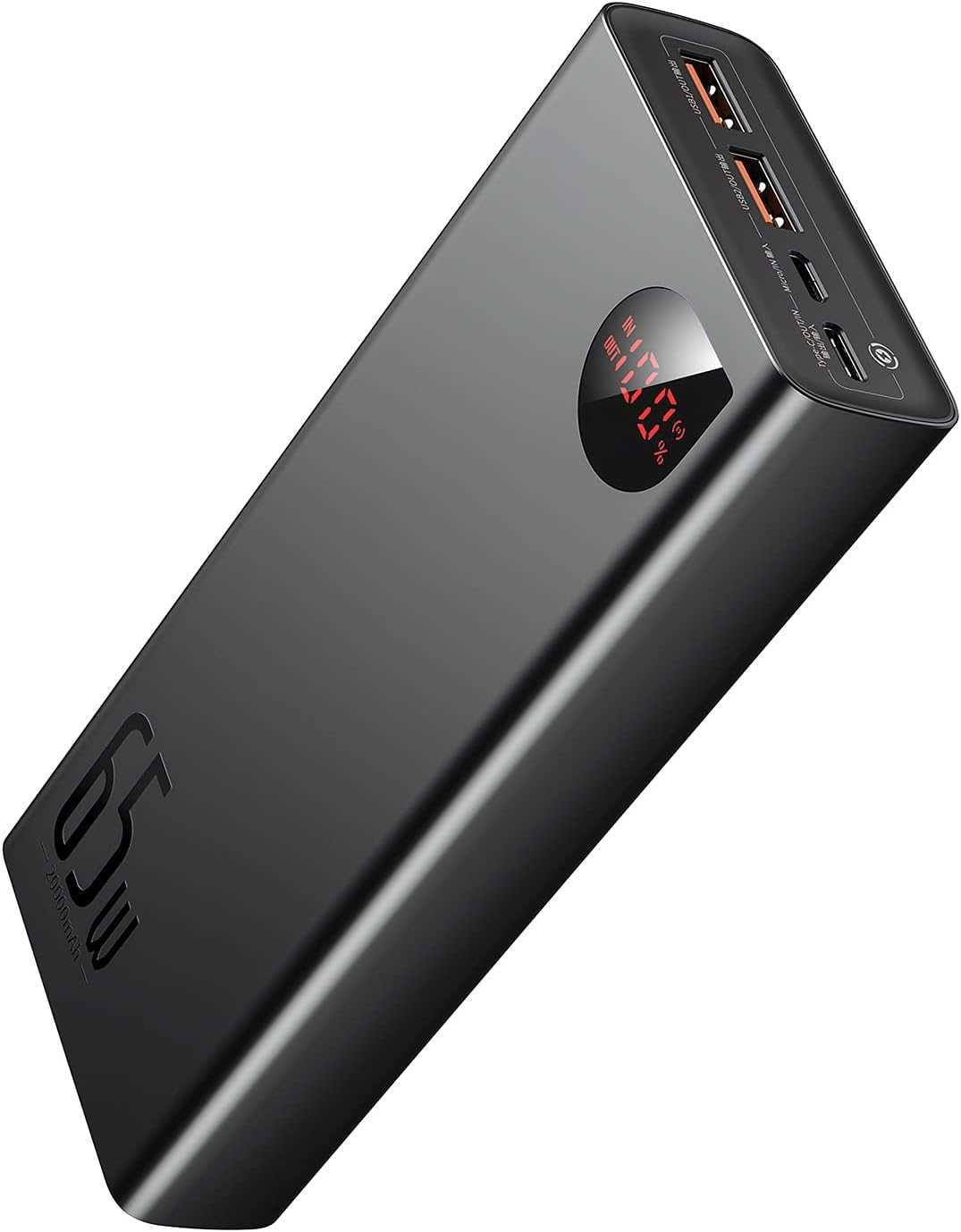 Baseus Power Bank, 65W 20000mAh für 45,49€ (statt 61€)