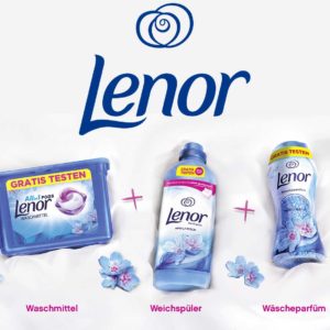 🧼 GRATIS: Lenor Waschmittel, Weichspüler oder Parfüm kostenlos testen- noch bis 30. September
