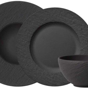6-teilig Villeroy &Boch Manufacture Rock Speiseteller für €92,90 (statt €112,95)