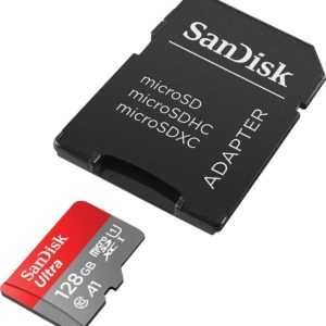 SanDisk Ultra 128 GB microSDXC UHS-I Speicherkarte Class 10 &#043; Adapter für 12,99€