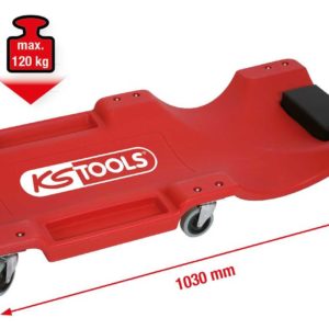KS Tools 500.8090 Werkstattliege, 103 x 48 x 11,5cm