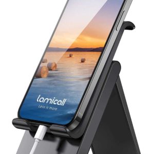 Verstellbare Smartphone Halterung für den Schreibtisch