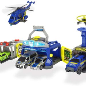Dickie Toys Polizeistation, Ultimate Police Headquarter, Set Polizei, inkl. Fahrzeuge
