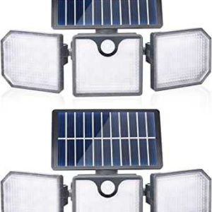 Amazon Prime: 2er Pack TEQStone Solarlampen für Außen mit Bewegungsmelder (27,99€ statt 33,78€)