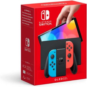 Amazon Frankreich: Nintendo Switch OLED in Neon-Blau/Rot für €316,02 statt €369,99