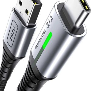 Nur 2,51€ pro Schnellladekabel! 🤩 3x INIU USB C Kabel [2M + 2M + 0,5M mit 3,1A] für nur 7,53€! ✔️ Ladekabel / Schnellladekabel