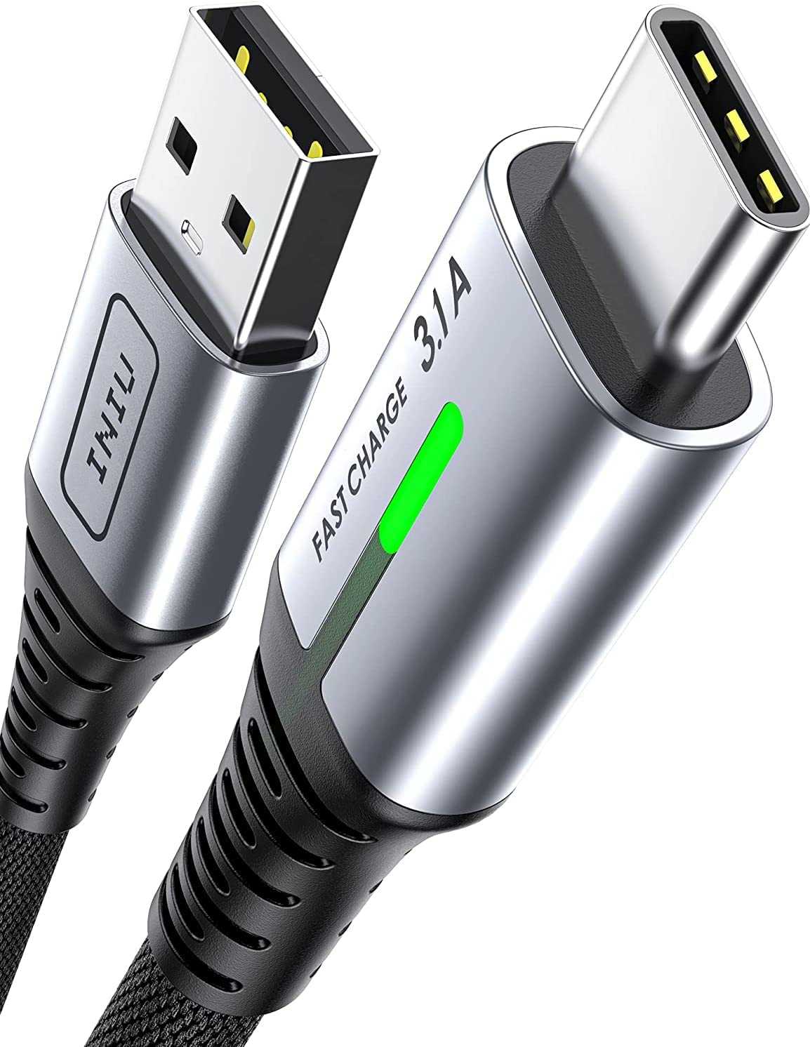 3x INIU USB C Kabel [2M + 2M + 0,5M mit 3,1A] ✔️ Ladekabel / Schnellladekabel