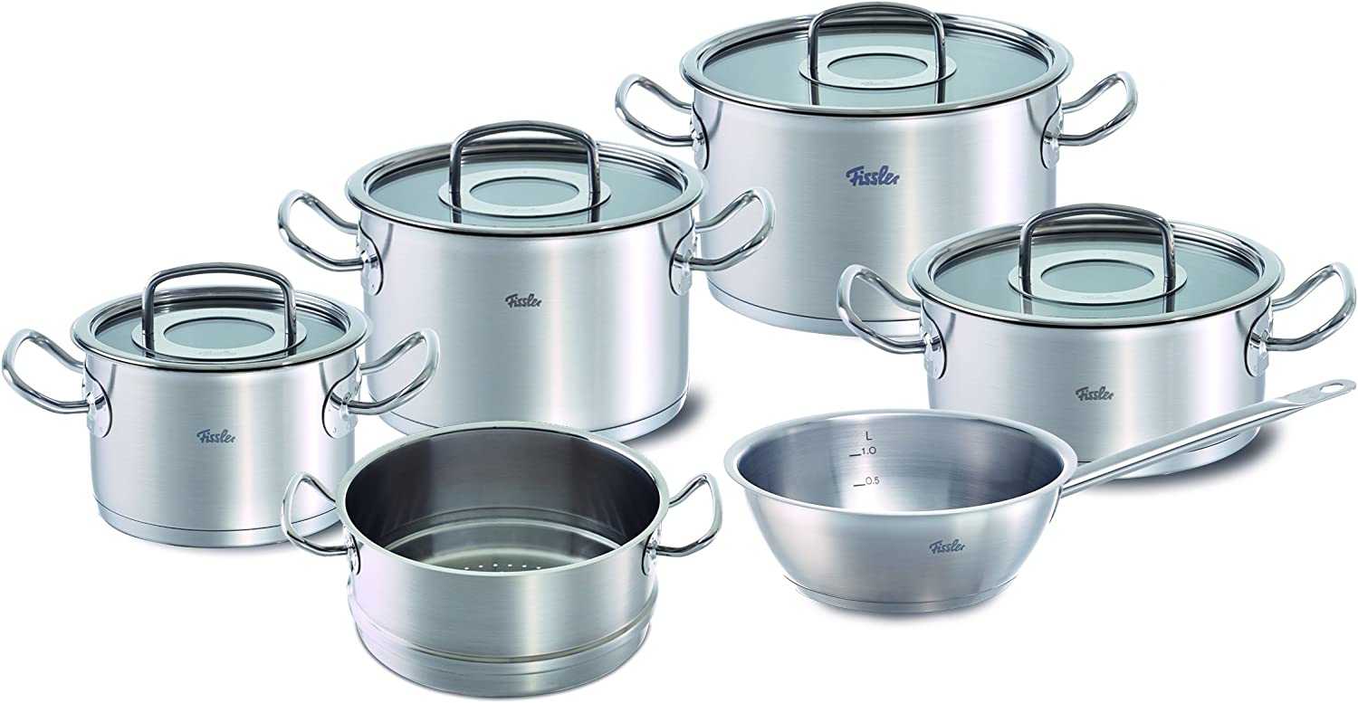 Fissler Topf-Set »Original-Profi Collection«, Edelstahl 18/10, (Set, 6-tlg)  für 379,99 € (statt 496,35 €)