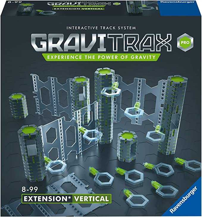 Ravensburger GraviTrax 26816 - GraviTrax PRO Erweiterung Vertical - Ideales  Zubehör für spektakuläre Kugelbahnen, Konstruktionsspielzeug für Kinder ab  8 Jahren ()