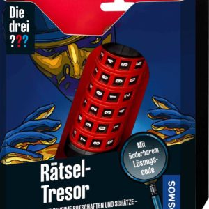 Kosmos  Die drei ??? Rätsel-Tresor, Detektiv Spielzeug Set für Kinder