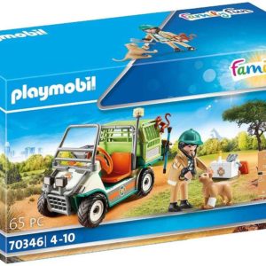 PLAYMOBIL Family Fun 70346 Zoo-Tierarzt mit Fahrzeug