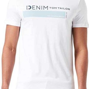 TOM TAILOR Denim Herren T-Shirt mit Logoprint (Amazon Prime)